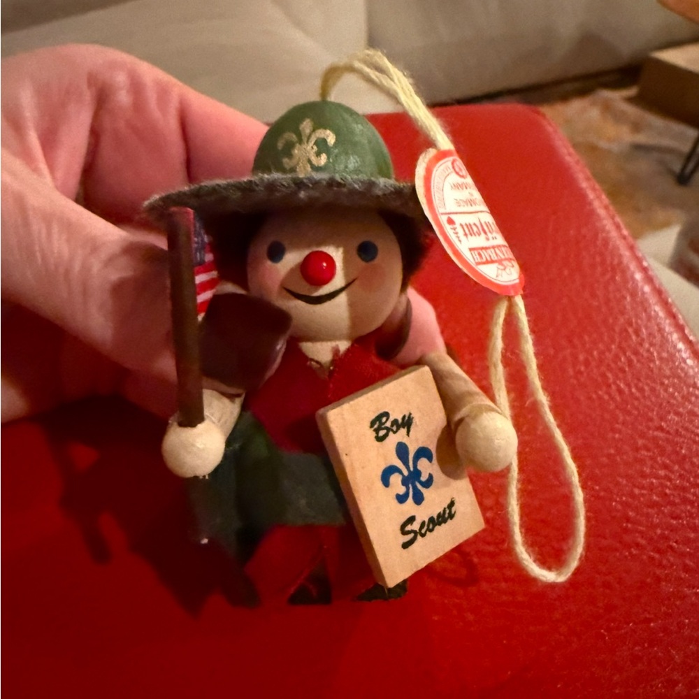 BNWT In Box Steinbach Handmade Wood Ornament. Compare To $30+Used.  RARE!!!
